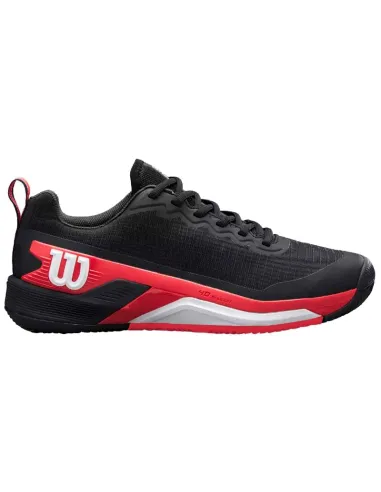 Wilson Rush Pro 4.5 Clay Schuhe Schwarz Rot Weiß | Padelschuhe für ...