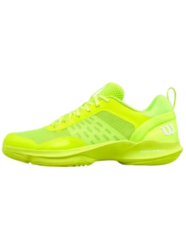 Wilson Hurricane Pro V2 Sneaker, fluoreszierend Gelb-Weiß | Padelsc...
