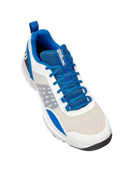 Wilson Hurricane Pro V2 Weiß Blaue Sneaker | Padelschuhe für Herren