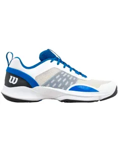 Baskets Wilson Hurricane Pro V2 blanches et bleues | Chaussures de ...