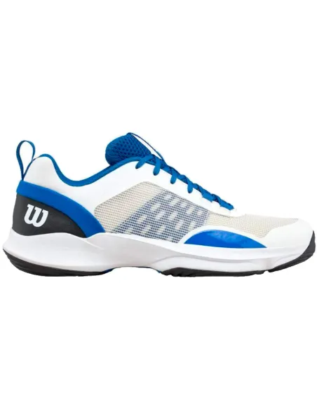 Baskets Wilson Hurricane Pro V2 blanches et bleues | Chaussures de ...