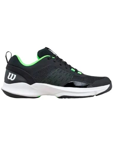 Tênis Wilson Hurricane Pro V2 Preto Branco Verde | Sapatos de padel...