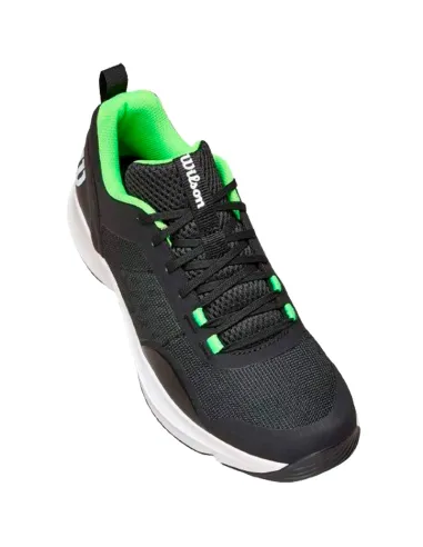 Wilson Hurricane Pro V2 Sneaker Schwarz Weiß Grün | Padelschuhe für...