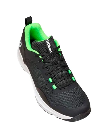 Scarpe da ginnastica Wilson Hurricane Pro V2 nere bianche verdi | S...