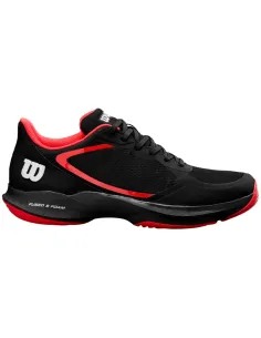 Tênis Wilson Hurricane Lite Preto Vermelho Branco | Sapatos de pade...