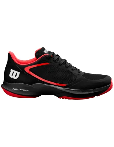 Zapatillas Wilson Hurakn Lite Negro Rojo Blanco