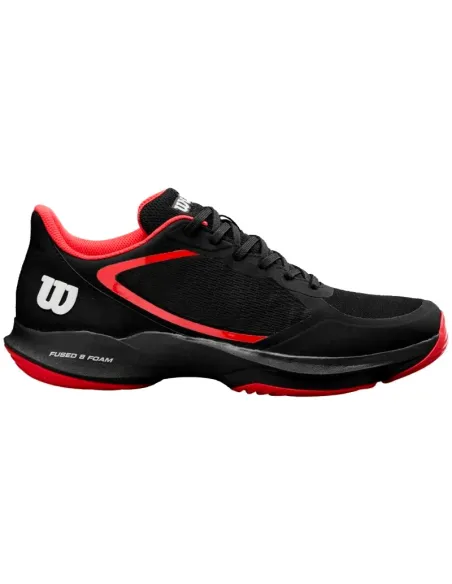Baskets Wilson Hurricane Lite noires, rouges et blanches | Chaussur...