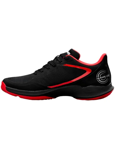 Zapatillas Wilson Hurakn Lite Negro Rojo Blanco