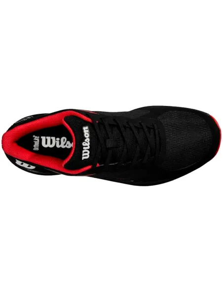 Wilson Hurricane Lite Sneakers Black Red White | Men's padel shoes