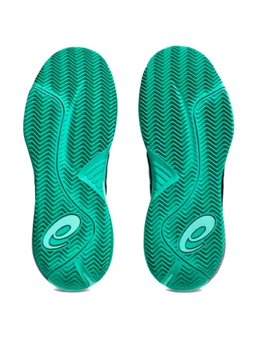 Asics Gel Resolution X Clay Black Aurora Green Sneakers | Men's pad...