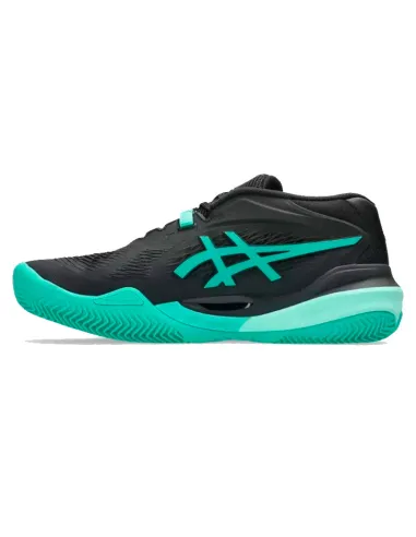 Scarpe da ginnastica Asics Gel Resolution X Clay nere e verdi Auror...