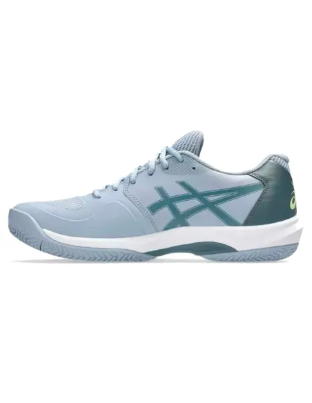 Tênis Asics Game FF Clay Cinza Azul Verde Aço | Sapatos de padel ma...