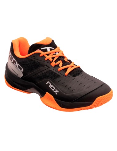 Nox At10 Sneaker in Schwarz und Orange | Padel-Schuhe