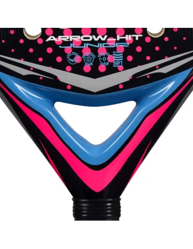 Raquette de padel junior Adidas Arrow Hit blanche et rose 2026 | Ra...