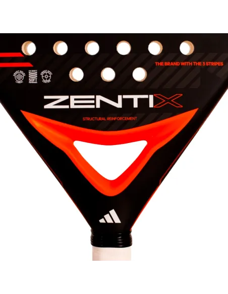 Pala de pádel Adidas Zentix Black Orange 2026