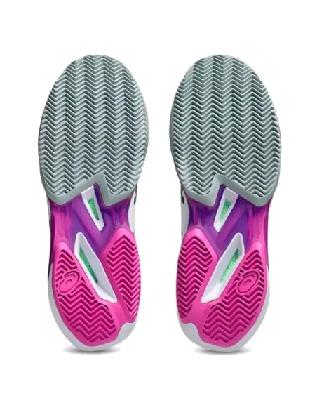 Scarpe Asics Solution Speed FF 4 Clay Bianco Rosa | Scarpe da padel