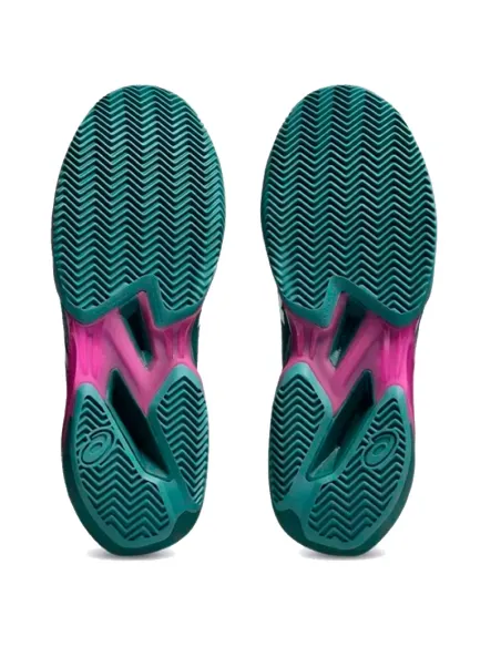 Asics Solution Speed FF 4 Clay Schuhe Dunkelblau Weiß | Padel-Schuhe