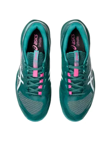 Chaussures Asics Solution Speed FF 4 Clay Bleu foncé Blanc | Chauss...