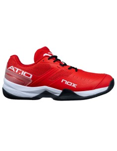 Baskets Nox At10 Rouge Fiery 2023 | Chaussures de padel