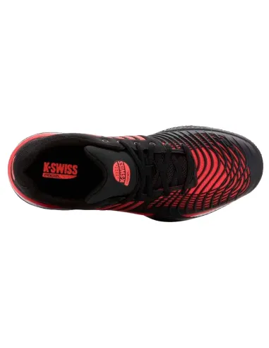 K-Swiss Express Light 3 HB Padel Shoes Black Red | Men's padel shoe...