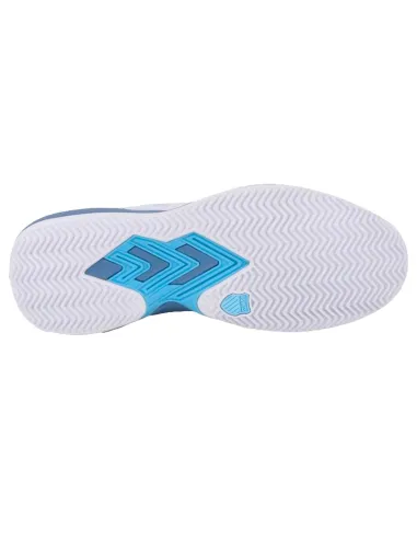 Baskets K-Swiss Ultrashot Light Clay blanches et bleues | Chaussure...