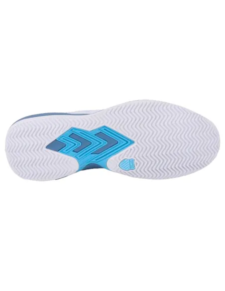 Baskets K-Swiss Ultrashot Light Clay blanches et bleues | Chaussure...