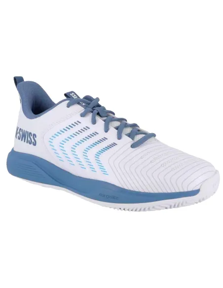 K-Swiss Ultrashot Sneaker in Hellgrau, Weiß und Blau | Padelschuhe ...