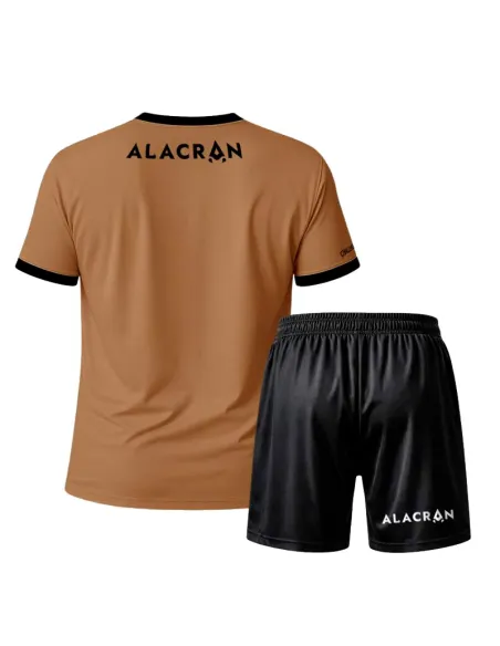 Conjunto Escorpião Selvagem Marrom e Preto | Roupas de padel mascul...