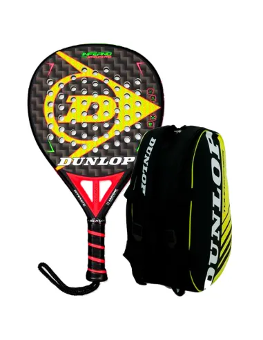 Padel Pack Dunlop Inferno Graphite Pro + Paletero Dunlop | Padel Packs