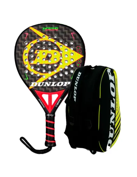 Padel Pack Dunlop Inferno Graphite Pro + Paletero Dunlop | Padel Packs