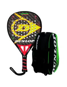 Pack de padel Dunlop Inferno Graphite Pro + sac de padel vert Dunlo...