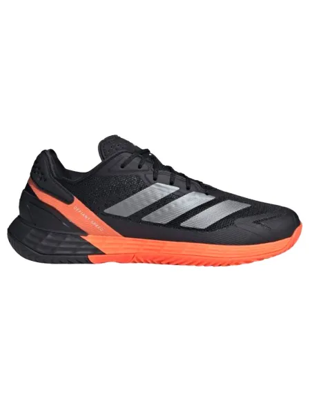 Adidas Defiant Speed 2 Sneaker in Schwarz und Orange | Padel-Schuhe