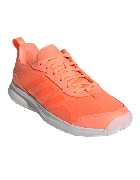 Zapatillas Adidas AvaFlash Naranja Mujer | Padel Sneakers