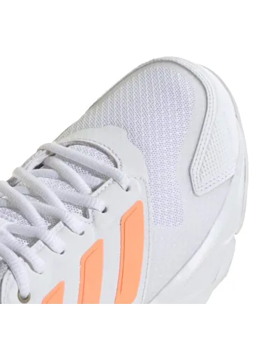 Adidas CourtJam Control 3 White Orange Women's Sneakers | Padel Sne...