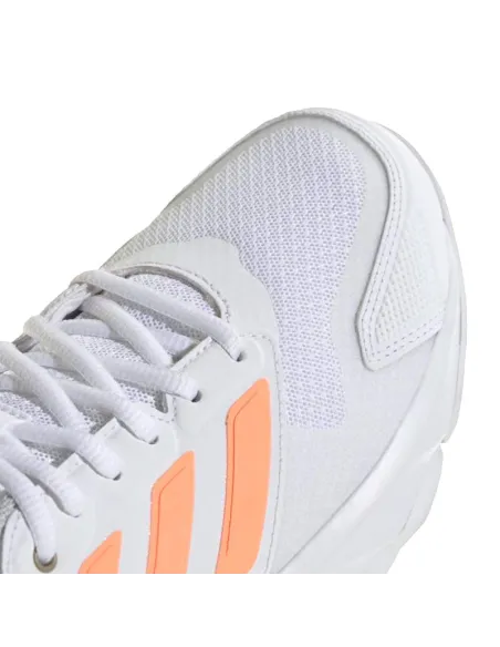 Adidas CourtJam Control 3 White Orange Women's Sneakers | Padel Sne...