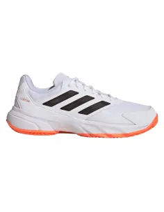 Zapatillas Adidas CourtJam Control 3 Clay Blanco Naranja Negro | Pa...