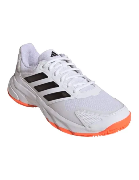 Zapatillas Adidas CourtJam Control 3 Clay Blanco Naranja Negro | Sc...