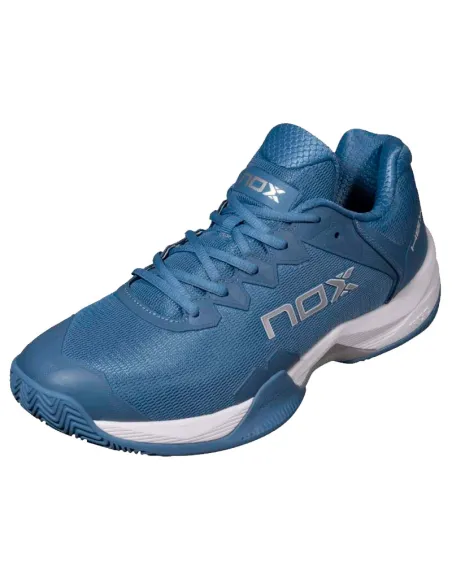 Sneakers Nox ML10 Hexa blu argento | Scarpe da padel