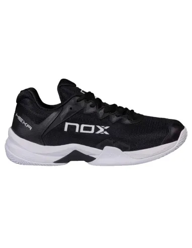 Tênis Nox ML10 Hexa Preto e Branco | Padel Tênis