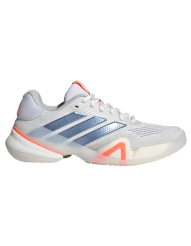 Adidas Barricade 14 Damen-Sneaker in Weiß, Blau und Orange | Padel-...