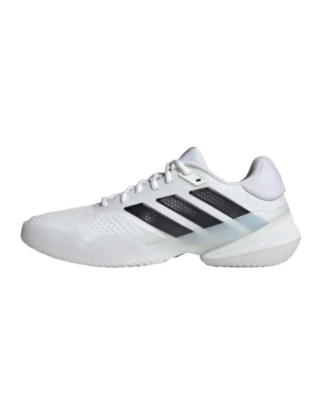 Baskets Adidas Barricade 14 blanches et noires | Chaussures de padel