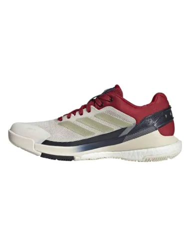 Chaussures de padel Adidas Crazyquick Boost beiges pour femmes | Ch...