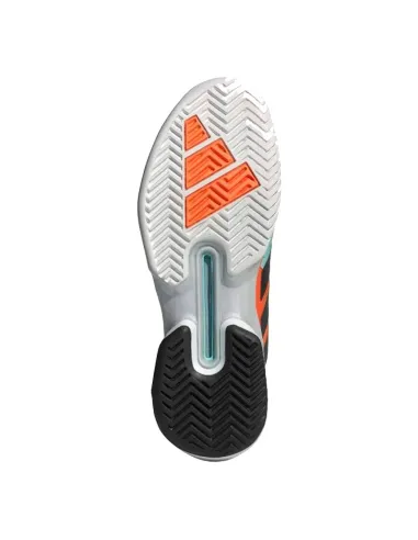 Adidas Adizero Ubersonic 5 bleues et oranges | Chaussures de padel ...
