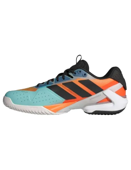 Adidas Adizero Ubersonic 5 Blau-Orange Sneaker | Padelschuhe für He...