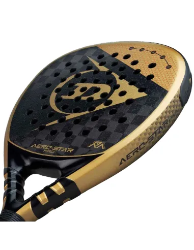 Pack Padel Dunlop Aero Star Pro + sac de raquette de padel jaune Du...