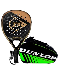 Padel Pack Dunlop Aero Star + borsa per racchette da padel verde Du...
