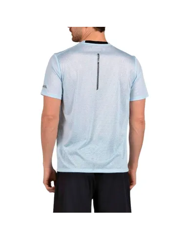 Camiseta Bullpadel Castil Glacier Azul | Roupas de padel masculinas