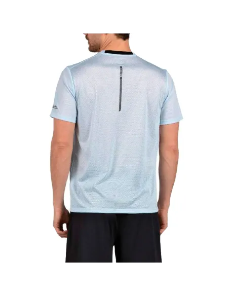 T-shirt Bullpadel Castil Glacier Blue | Vêtements de padel pour hommes