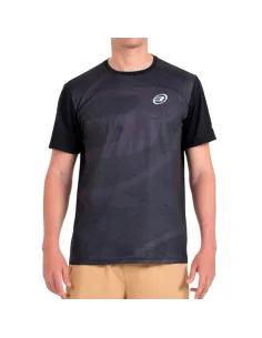 Camiseta preta Bullpadel Castil | Roupas de padel masculinas