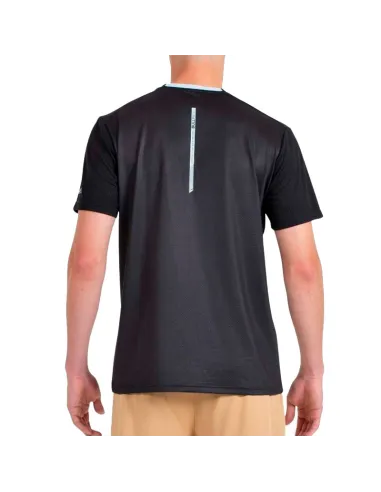 Maglietta nera Bullpadel Castil | Abbigliamento da padel da uomo